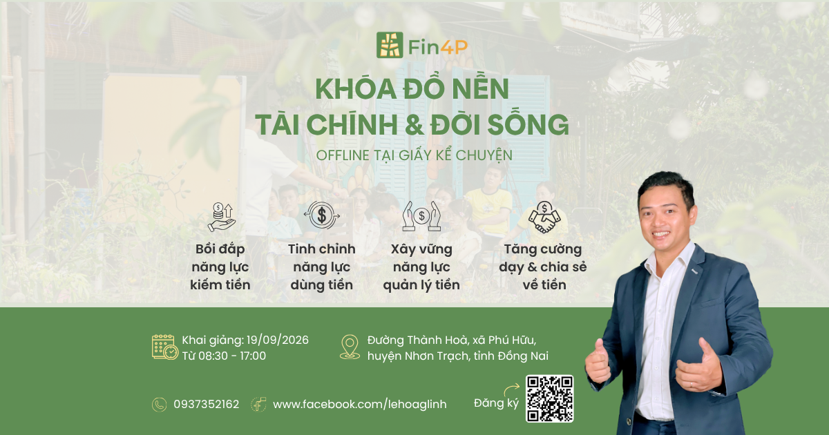 Khai giảng khoá học Đổ nền tài chính đời sống offline tại Giấy Kể Chuyện