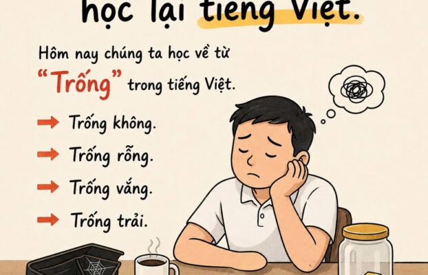 Khi người lớn học lại tiếng Việt