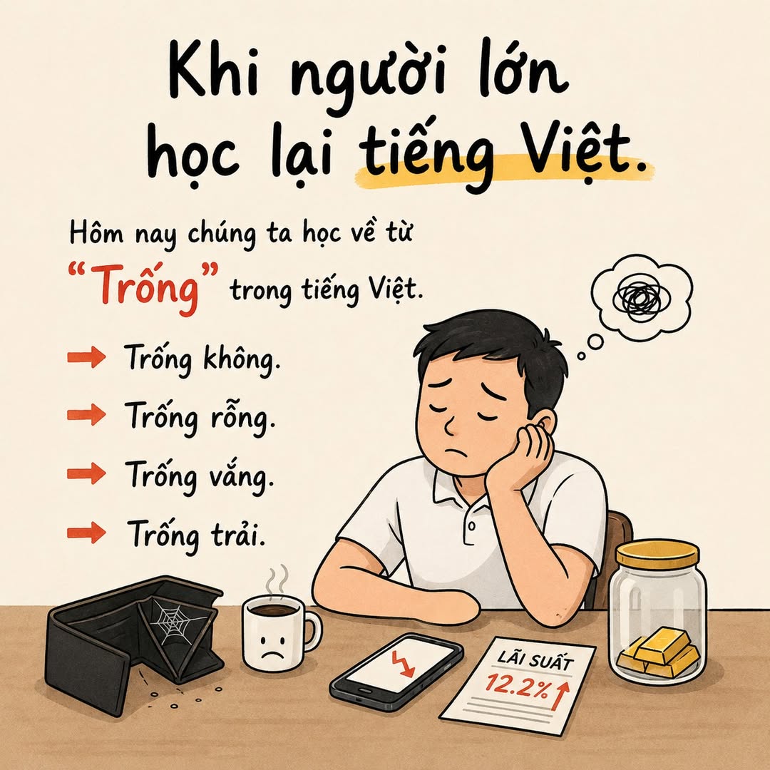 Khi người lớn học lại tiếng Việt